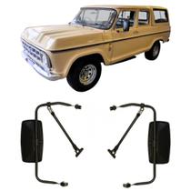 Espelho retrovisor plano caminhonete chevrolet c10 d10 par