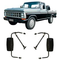 Espelho retrovisor plano caminhonete ford f1000 até ...1992 par