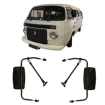 Espelho retrovisor plano toyota bandeirante vw kombi par Espelho retrovisor plano toyota bandeirante vw kombi par