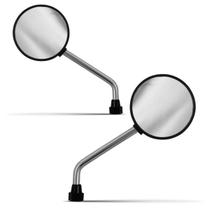 Espelho retrovisor pro tork mini redondo universal yamaha (par)