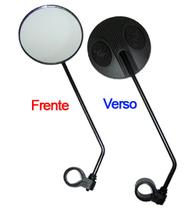 Espelho Retrovisor Redondo C/Haste Preto Espelho Retrovisor Redondo C/Haste Preto