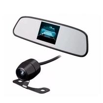 Espelho Retrovisor Tela Lcd 4.3 + Câmera De Ré Automotiva