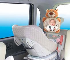 Espelho Retrovisor Traseiro Carro Infantil Pelúcia Bebê