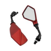 Espelho Retrovisor Universal De 10MM Para Motocicleta, Ângulo Largado Ajustável Para Scooter, Espelho Retrovisor Universal De 10MM Para Motocicleta, Ângulo Largado Ajustável Para Scooter,