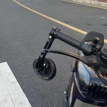 Espelho Retrovisor Universal De Alumínio CNC Para Motocicleta, Refletor Redondo Para Guidão Espelho Retrovisor Universal De Alumínio CNC Para Motocicleta, Refletor Redondo Para Guidão