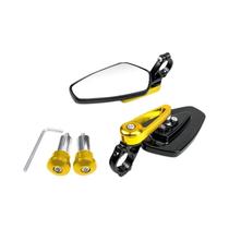 Espelho Retrovisor Universal De Motocicleta De 22mm 2 Peças Espelhos Laterais De Alumínio 78"