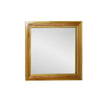 Espelho Rústico Com Moldura De Madeira Banheiro Decorativo - Yan