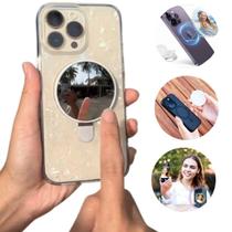 Espelho Selfie Magnético Para Celular Smartphone Camera Traseira Vlog Melhores Fotos