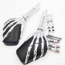 Espelho SMT-Claw Skeleton Hand para Honda CB CBR Rebel Shadow Espelho SMT-Claw Skeleton Hand para Honda CB CBR Rebel Shadow