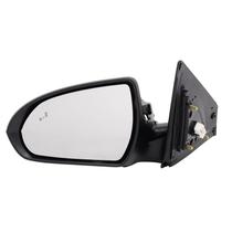 Espelho TRQ esquerdo com aquecimento sem memória sem caixa Hyundai Elantra 2017-2020