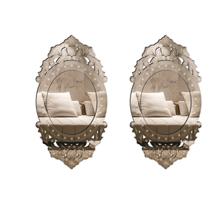 Espelho veneziano provencal Sala 50x85 3890 Kit 2 Pçs Espelho veneziano provencal Sala 50x85 3890 Kit 2 Pçs
