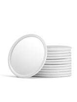 Espelhos circulares compactos Getinbulk Pacote de 12 (brancos) de 6 cm Espelhos circulares compactos Getinbulk Pacote de 12 (brancos) de 6 cm