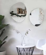 Espelhos Com Led Branco Quente 51x35cm Decorativo Escritório