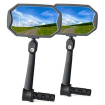 Espelhos de bicicleta BriskMore BT-015 de vidro convexo de alta definição 1 par Espelhos de bicicleta BriskMore BT-015 de vidro convexo de alta definição 1 par