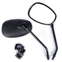 Espelhos de motocicleta Surpassme Black Rearview com manípulo de 7/8”