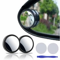 Espelhos de Ponto Cego MARLBSTON - Vidro Redondo HD para Carros (2 Peças)