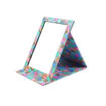 Espelhos de viagem dobráveis PNVXNUS Vanity Mirror Multicolor