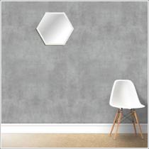 Espelhos Hexagonal Com Moldura 60 X 52 Cm Branco