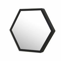 Espelhos hexagonal com moldura 60 x 52 cm - Decorefácil