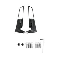 Espelhos Laterais Ajustáveis Stealth Winglets Para Motocicletas KAWASAKI ER6N ER6F ER-6N Espelhos Laterais Ajustáveis Stealth Winglets Para Motocicletas KAWASAKI ER6N ER6F ER-6N