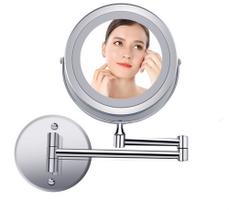 Espelhos Maquiagem 10x Com Led Articulado Luz - rvnovidades