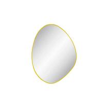 Espelhos Orgânicos Com Moldura Em Couro PEQUENO