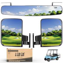 Espelhos para carrinho de golfe 10L0L dobráveis laterais e retrovisor Yamaha Club Car Espelhos para carrinho de golfe 10L0L dobráveis laterais e retrovisor Yamaha Club Car