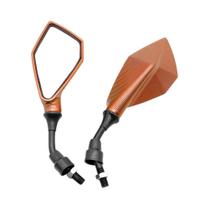 Espelhos Retrovisores Ajustáveis De 10mm De Ângulo Largo Para Motocicleta, 2 Peças, Espelho Lateral