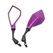 Espelhos Retrovisores Ajustáveis De 10mm De Ângulo Largo Para Motocicleta, 2 Peças, Espelho Lateral