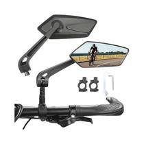 Espelhos Retrovisores De Bicicleta De Ângulo Largo 2pcs 360 graus Ajustável E De Alta Definição Para Espelhos Retrovisores De Bicicleta De Ângulo Largo 2pcs 360 graus Ajustável E De Alta Definição Para