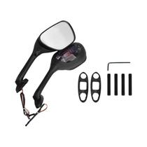 Espelhos Retrovisores LED Para Motocicletas SUZUKI GSXR 600 750 1000 K5-K9 2005-2008 Par Espelhos Retrovisores LED Para Motocicletas SUZUKI GSXR 600 750 1000 K5-K9 2005-2008 Par