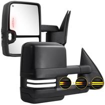 Espelhos Retrovisores para Reboque Sanooer 2003-2007 Chevy Silverado Par Espelhos Retrovisores para Reboque Sanooer 2003-2007 Chevy Silverado Par