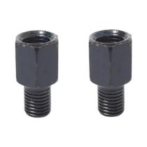 Espelhos Retrovisores Pretos Para Motocicleta M10 10MM M8 8MM Parafuso De Conversão Rosca Direita
