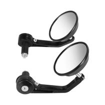 Espelhos Retrovisores Redondos De 7/8'' Para Moto Cafe Racer, Acessórios Para Motocicletas