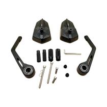 Espelhos Retrovisores Redondos Universais De Alumínio Preto 7/8" 22mm Para Motocicleta, Espelhos Espelhos Retrovisores Redondos Universais De Alumínio Preto 7/8" 22mm Para Motocicleta, Espelhos