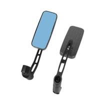 Espelhos Retrovisores Universais Pretos De Alumínio Quadrados 2PCS Para Motocicletas Harley Honda Espelhos Retrovisores Universais Pretos De Alumínio Quadrados 2PCS Para Motocicletas Harley Honda