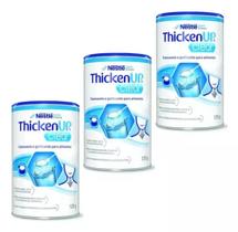 Espessante Nestlé Resource Thicken Up Clear, Kit Com 3 Latas