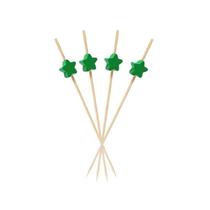 Espetinho Estrela Verde 12cm 500 Un Petisco Festa Buffet Espetinho Estrela Verde 12cm 500 Un Petisco Festa Buffet