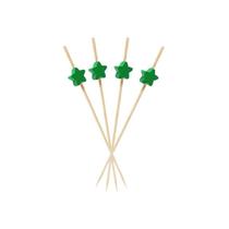 Espetinho Estrela Verde 12cm 850 Un Petisco Festa Buffet Espetinho Estrela Verde 12cm 850 Un Petisco Festa Buffet