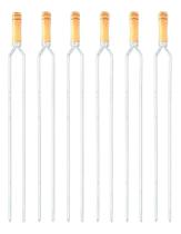 Espeto Aluminio Duplo 95 Cm Cabo Madeira Hannah Espeto Aluminio Duplo 95 Cm Cabo Madeira Hannah