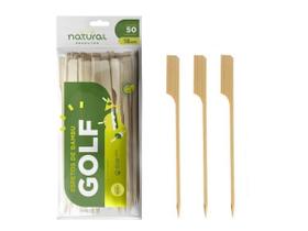 Espeto Bambú Golf Petiscos Lanches 18 Cm - 250 Unidades