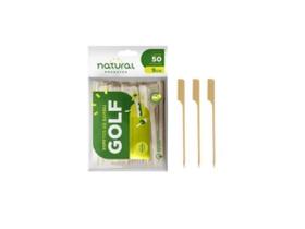 Espeto Bambú Golf Petiscos Lanches 9 Cm - 400 Unidades