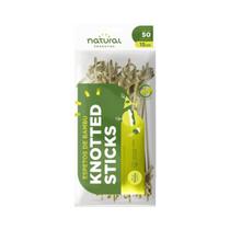 Espeto bambu stick 15cm natural c/ 50 unidades