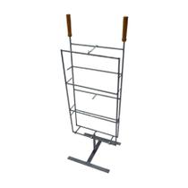 Espeto Costela Costelão Fogo Chão Base Giratória 104x35cm Espeto Costela Costelão Fogo Chão Base Giratória 104x35cm