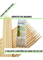 Espeto De Bambu 25 Cm Churrasco Pacote Com 1000 Unidades