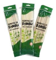 Espeto De Bambu 25m Churrasco Espetinho Grelha Caixa 200un Espeto De Bambu 25m Churrasco Espetinho Grelha Caixa 200un