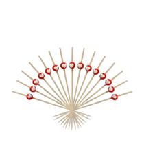 Espeto de Bambu Komati Red Hearts - C/50 Unidades Espeto de Bambu Komati Red Hearts - C/50 Unidades
