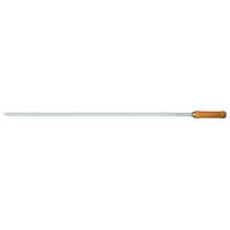 Espeto de Carne Para Churrasco Simples Aço 75cm Mor Cabo de Madeira