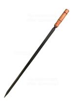 Espeto de Churrasco Inox com Cabo de Madeira 70 cm . Espeto de Churrasco Inox com Cabo de Madeira 70 cm .