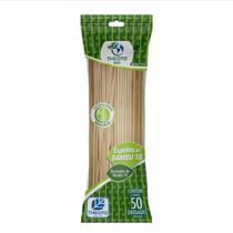 Espeto de Madeira 18CM X 3MM Bambu Pacote com 50 Espeto de Madeira 18CM X 3MM Bambu Pacote com 50